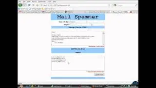 spam spam mail with PHp mailer