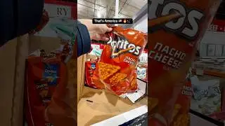 Nacho Cheese Doritos?! 😅🇺🇸🦅 #doritos #cosco #shorts