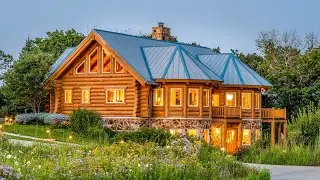 Overlooking the Upper Iowa River, your Rocky Mountain Log home awaits. Winneshiek Co, IA 25 Acres