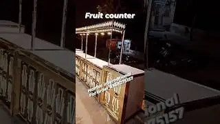 fruit counter manufacturer factory in Agra 9368275157 #hamzainternational #foodcartbusiness