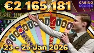 Big WINS on Crazy Time - Lightning Storm etc. (23rd - 25th Jan 2026)