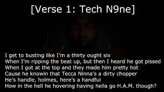 Tech n9ne ft Eminem & Krizz kaliko speedom music lyrics