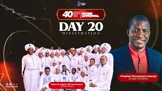 40 DAYS AND NIGHTS WITH GOD (DAY 20) || PROPHET OLADOKUN RAPHAEL WHITE  || 24TH JANUARY 2026