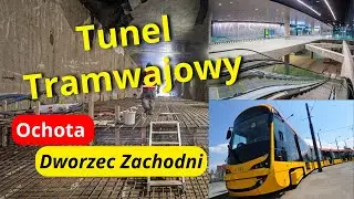Trasa Dworzec Zachodni - Ochota - Powstaje Podziemny Tunel Tramwajowy w Warszawie!