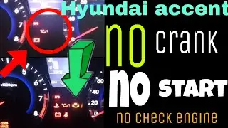 Hyundai accent no crank no start no check engine ECU nga ba? panurin! 