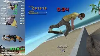 THPS2 on PC - All Goals and Golds Speedrun (14:57)