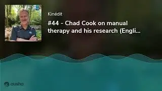 #44 - Chad Cook on manual therapy and his research (English version)