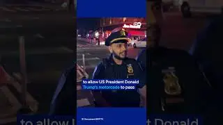 French president Macron stuck in NY traffic...because of Trump | DW News