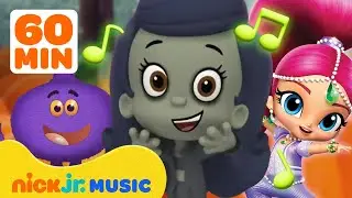 Halloween Party Music Monster Marathon w/ Bubble Guppies & MORE! 🧟‍♀️ 1 Hour | Nick Jr. Music