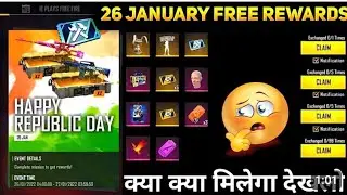 Republic Day Event Freefire 2026 | 26 January Free Rewards In Free Fire | Freefire 26 January Event