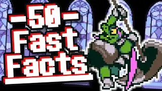 50 Fast Deltarune (Chapter 4) Facts!