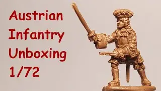 1/72. Austrian infantry 1701-1714 in attack. Strelets. Unboxing. Оглядини коробки з автрійцями.
