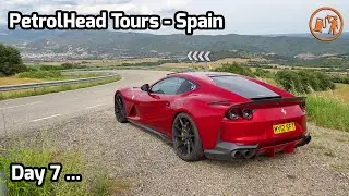 PetrolHead Tours Spain - Day 7 | Driving SuperGav's Ferrari 812! | Abandoned A380s | Joe Achilles