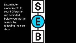 Virtual Poster Session for SEB Annual Conference 2021