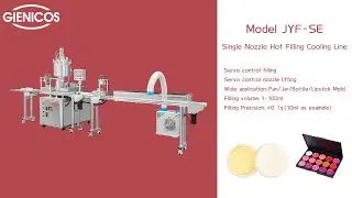 Single Nozzle Hot Pouring Line for Godet Lipstick Liquid Foundation GIENICOS