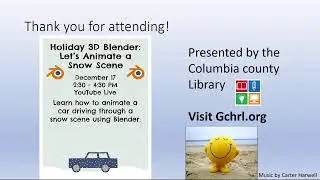 Holiday 3D Blender: Animate a snow scene with Alex Live!