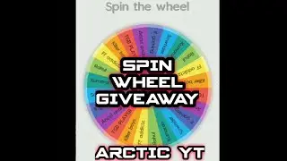 Spin wheel Give away || AYTG