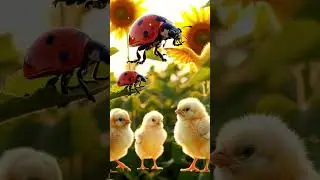 The Great Sunflower Rescue #youtubeshorts #yellowchicks #shorts