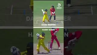 Harry Dixon is channeling his inner David Warner #u19worldcup  #cricket