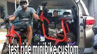 motor custom mini part 2 ( tets ride )