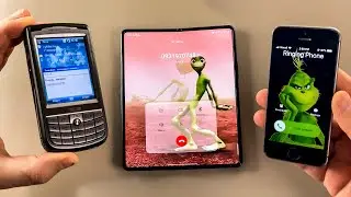 Samsung Z Fold 3 Calls ASUS P525 and Apple iPhone 5s in Turn. Outgoing & Incoming Calls