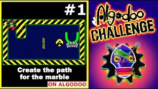 Algodoo Challenge #1 Create the path for the marble