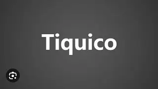 153 - T&iacute;quico