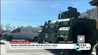 Dejan cadáver encobijado en la Fco  Villa