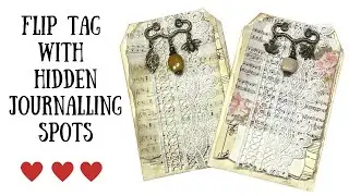 Flip Tags with Hidden Journal Spots