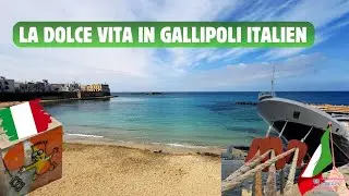 Ashore in Gallipoli - Italy's coastal town is so beautiful 🚢 🇮🇹 ✨