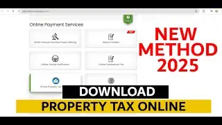 Download Karachi Property tax | New Method for 2025