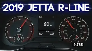 Jetta R-Line 0-60 MPH (Sport Mode, Normal Mode and Eco Mode)