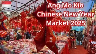 Enjoy Ang Mo Kio Chinese New Year market!  Happy Snake Year 2025!