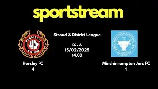 Horsley FC 4 -1  Minchinhampton Jnr FC