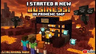I Started New Business In Prime Mc #shortsfeed #live #verticallive #mincraftshorts