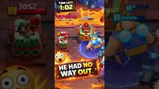 There Was Literally No Escape 😱 Clash Royale #clashroyale #clashroyaleshorts #supercell #shorts