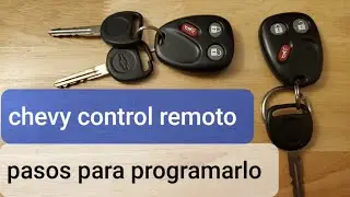 pasos para programar control remoto chevrolet - remote control programing