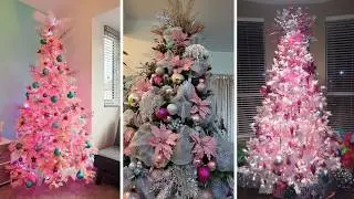 +177 iDEAS de ARBOL DE NAVIDAD ROSA que sorprender&aacute;n a tus invitados llenando tu hogar de encanto