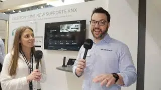 #ISE2022 Sales Engineer Andre Goltara introduces the new KNX integration with Crestron Home