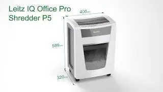 Leitz IQ Office Pro Paper Shredder P5 (EN)