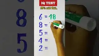 IQ test intelligence math triks intelligence quiz #math #mathtricks #mathquize #mathproblems