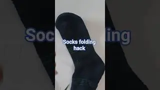 Socks folding simple hack | How to pack socks for travelling #socks #tips#trending #organisingtips