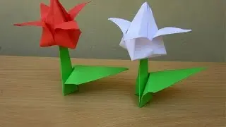 How to Make a Paper Tulip Flower - Easy Tutorials