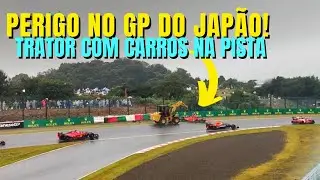 CONFIRA O MOMENTO QUE TRATOR ENTRA NA PISTA DURANTE O GP DO JAP&Atilde;O | FORMULA 1