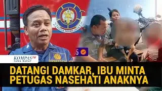 Tak Biasa: Upaya Mendidik Anak, Ibu di Cakung Libatkan Petugas Damkar