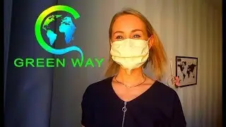 Маска своими руками от коронавируса из салфетки ГРИНВЕЙ( GreenWay) за 5 минут.