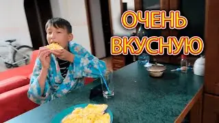 VLOG Дети готовят пиццу