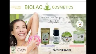 🌱 Pr&eacute;sentation de la gamme de produits Biolao Cosmetics
