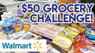 🛒 $50 GROCERY BUDGET WALMART HAUL! 😲 I SAVED $30 ON MY GROCERIES! 🍽 GROCERY HAUL AND MEAL PLAN