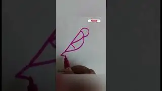 #shorts A Bird Drawing | Trying this #viral Bird drawing !!! #art#satisfying
